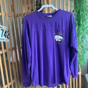 K-State Wildcats Long Sleeve Purple Shirt